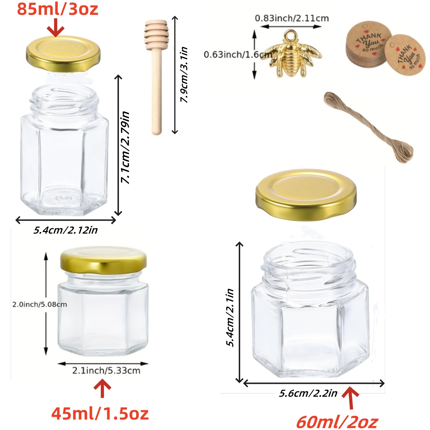 12/20/30/50/60 unidades – Mini - Baby Food Jars With Lids avaliação e preço