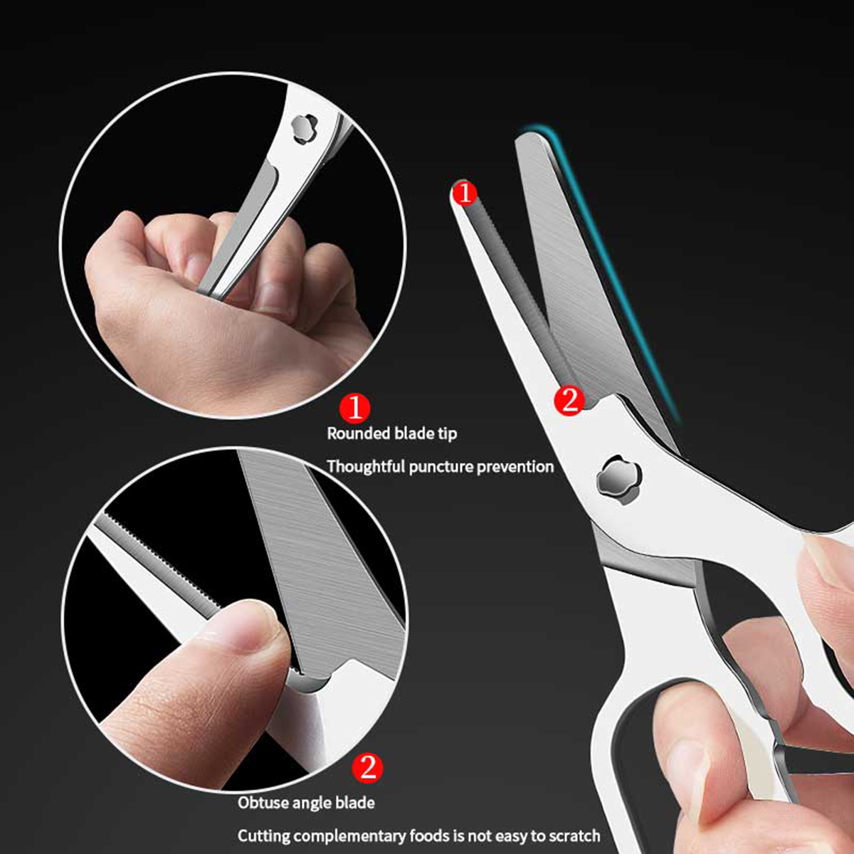 Tesoura para Alimentos Complem - Baby Food Scissors avaliação e preço