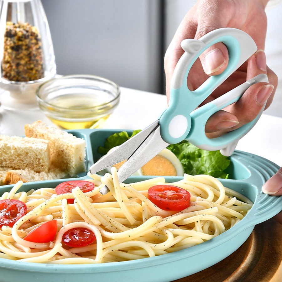 Tesouras auxiliares para alime - Baby Food Scissors avaliação e preço